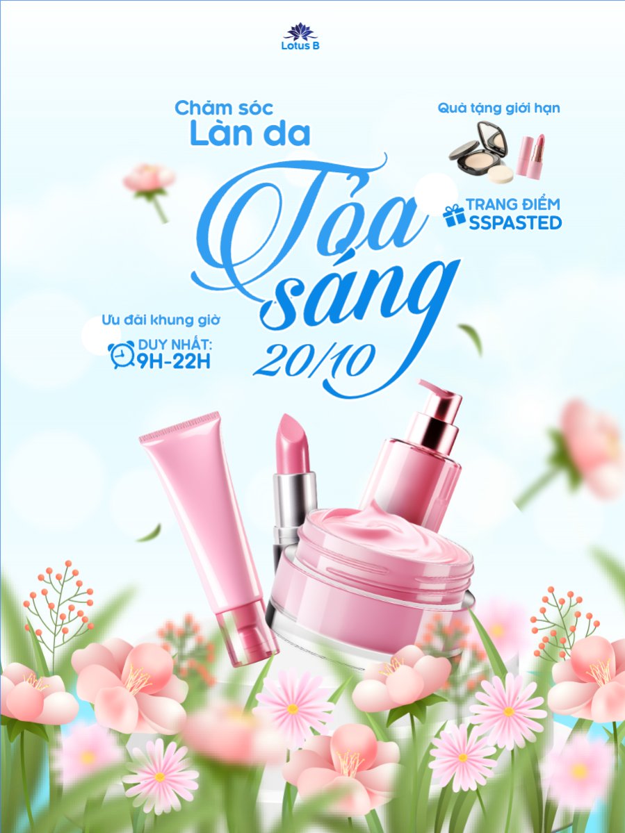 20/10, Ngày phụ nữ Việt Nam, Vietnamese Women's Day, phụ nữ, sự kiện, event, mỹ phẩm, làm đẹp, beauty, hiện đại, modern	