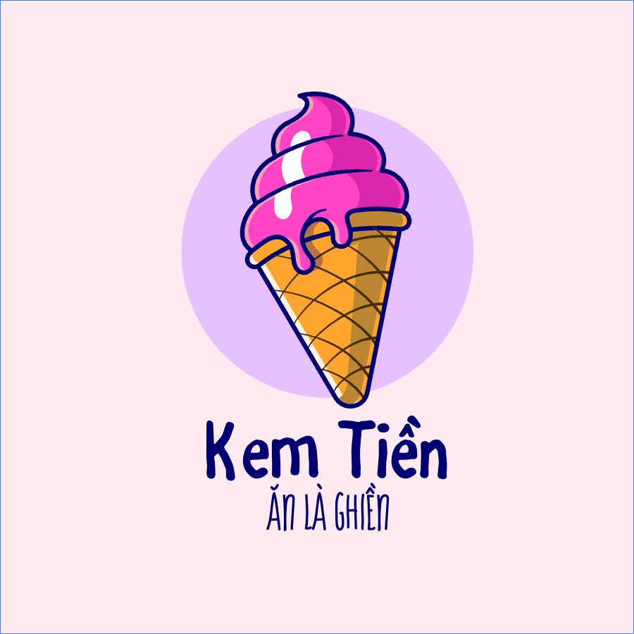 Mẫu Logo Đồ ăn, food, thực phẩm, ẩm thực, món ăn, F&B, thức ăn, Kem, ice cream — LayerPic