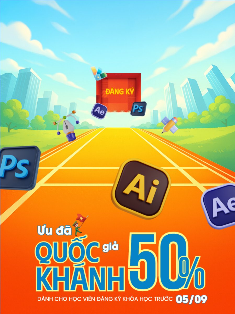 Mẫu Banner dọc 2/9, Quốc Khánh, lễ hội, Việt Nam, giáo dục, education, school, trường học, dễ thương, cute, chibi, hoạt hình, cartoon — LayerPic