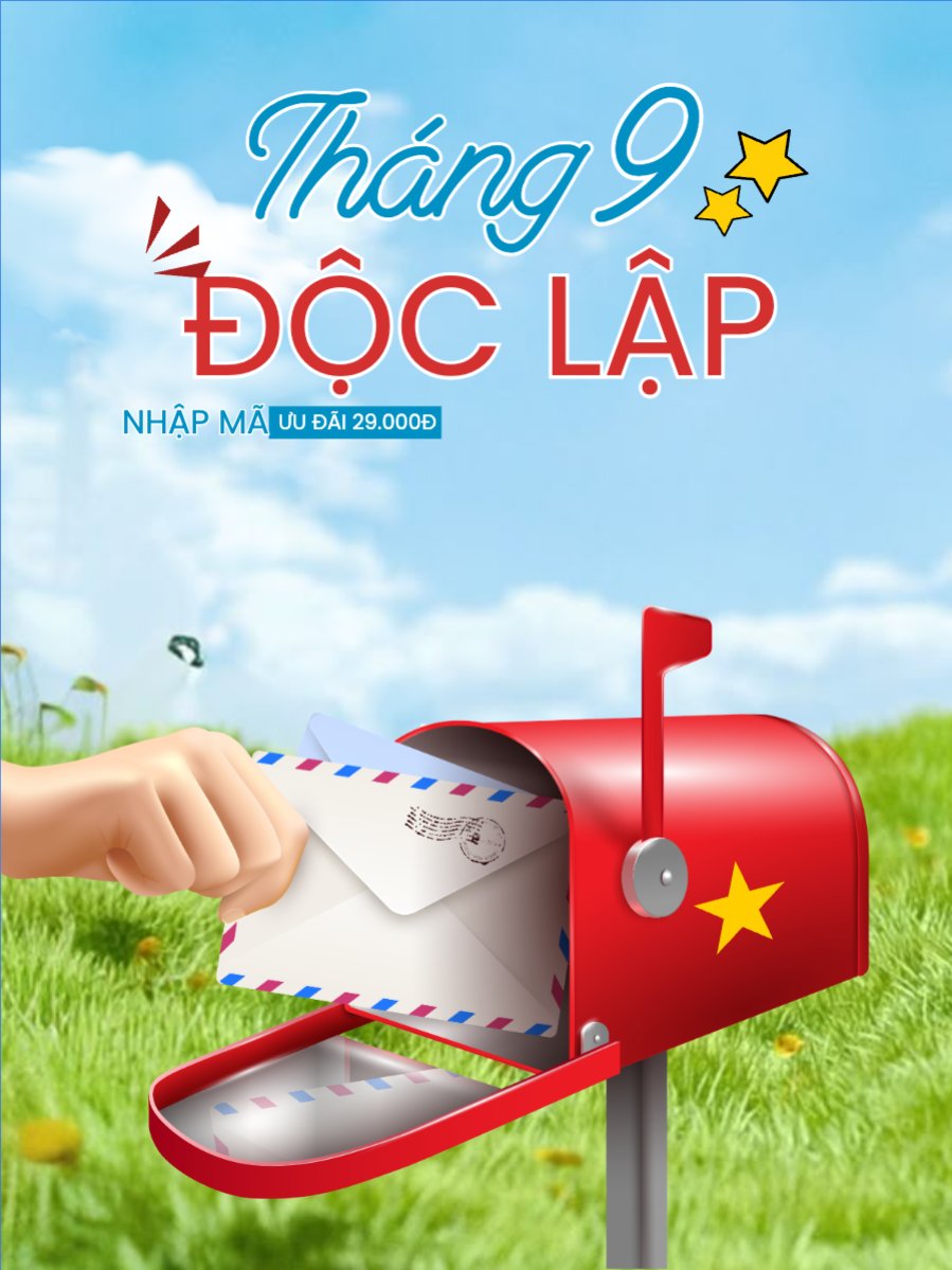 Mẫu Banner dọc 2/9, Quốc Khánh, lễ hội, Việt Nam, sự kiện, event, làm đẹp, hiện đại, modern — LayerPic