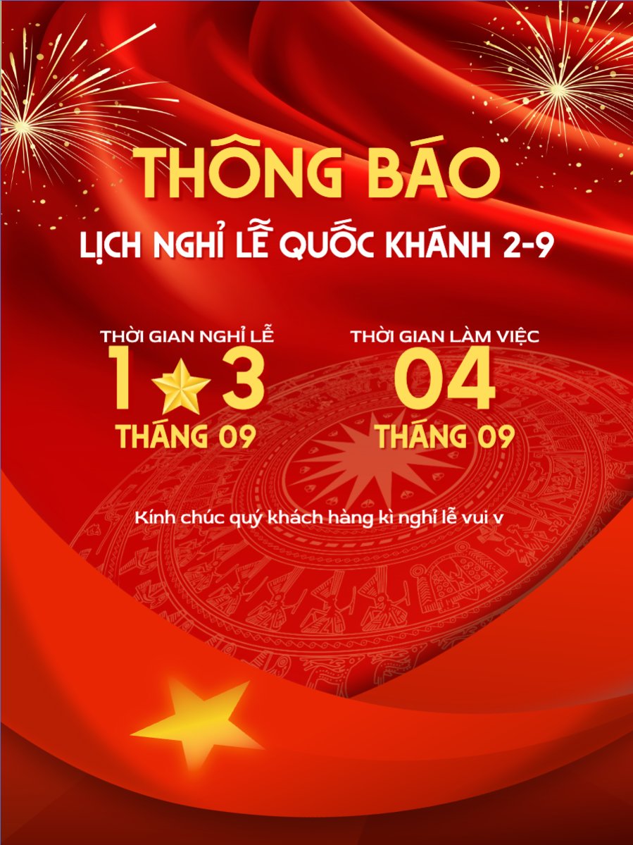 Mẫu Banner dọc 2/9, Quốc Khánh, lễ hội, thông báo, lịch nghỉ, Việt Nam, sự kiện, event, hiện đại, morden — LayerPic