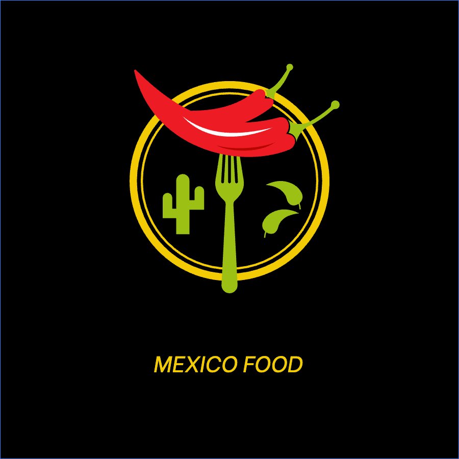 Mẫu Logo Đồ ăn, food, thực phẩm, ẩm thực, món ăn, F&B, thức ăn, mexixo food — LayerPic