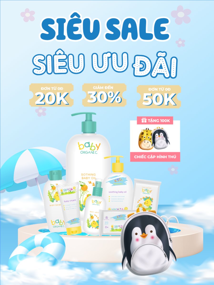 Mẫu Banner dọc Em bé, baby, trẻ em, kids, sự kiện, event, chương trình, sale, giải trí, entertainment — LayerPic