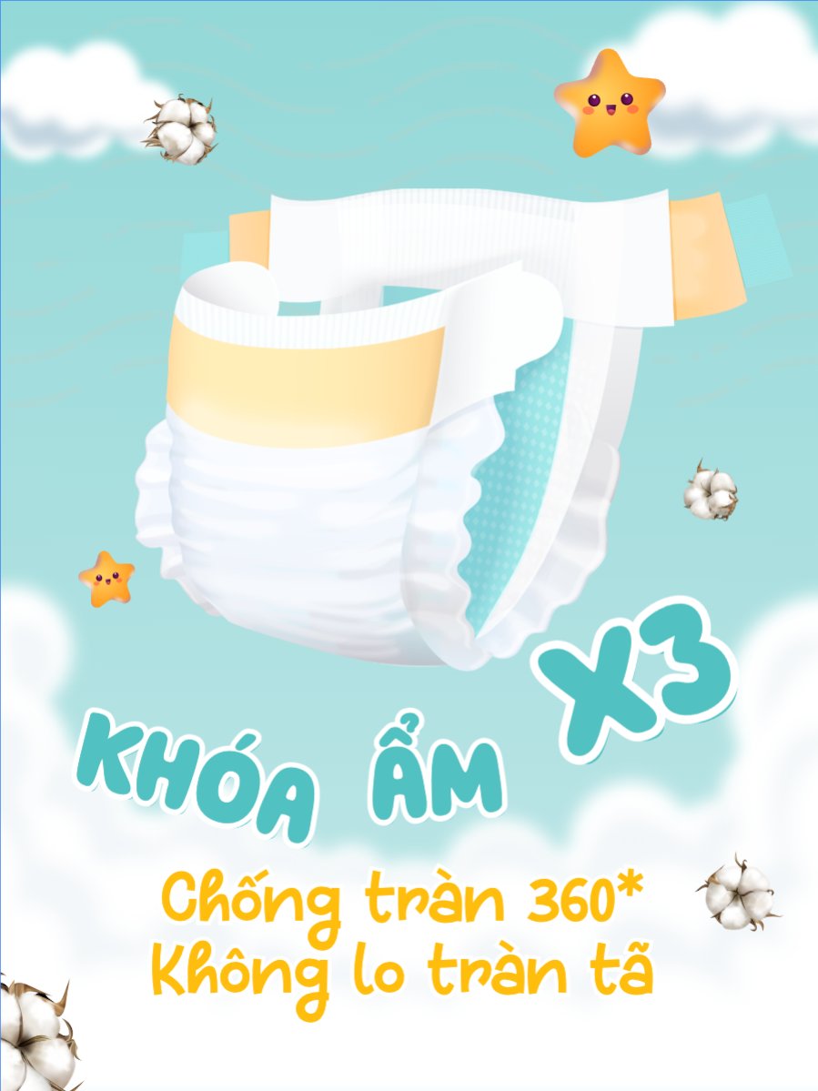 Mẫu Banner dọc Em bé, baby, trẻ em,kids, sữa, tã,milk, diapers , sự kiện, event, chương trình, sale, giải trí, entertainment — LayerPic