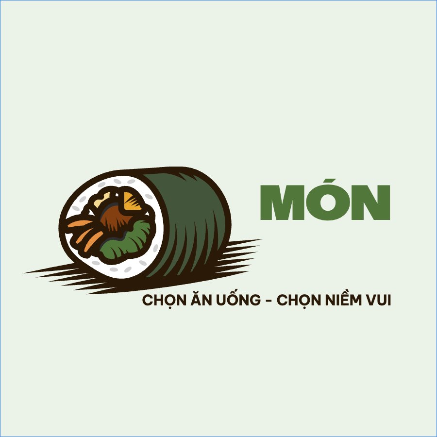 Mẫu Logo Đồ ăn, food, thực phẩm, ẩm thực, món ăn, F&B, thức ăn, cơm cuộn, sushi — LayerPic