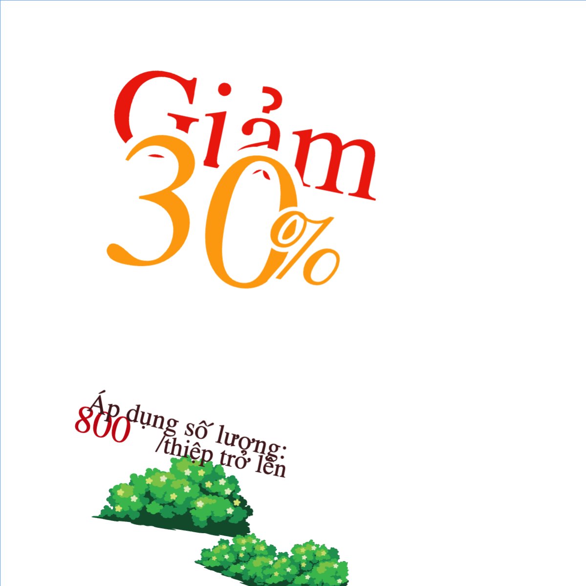 Mẫu Bài post MXH vuông Giảm giá 30% — LayerPic