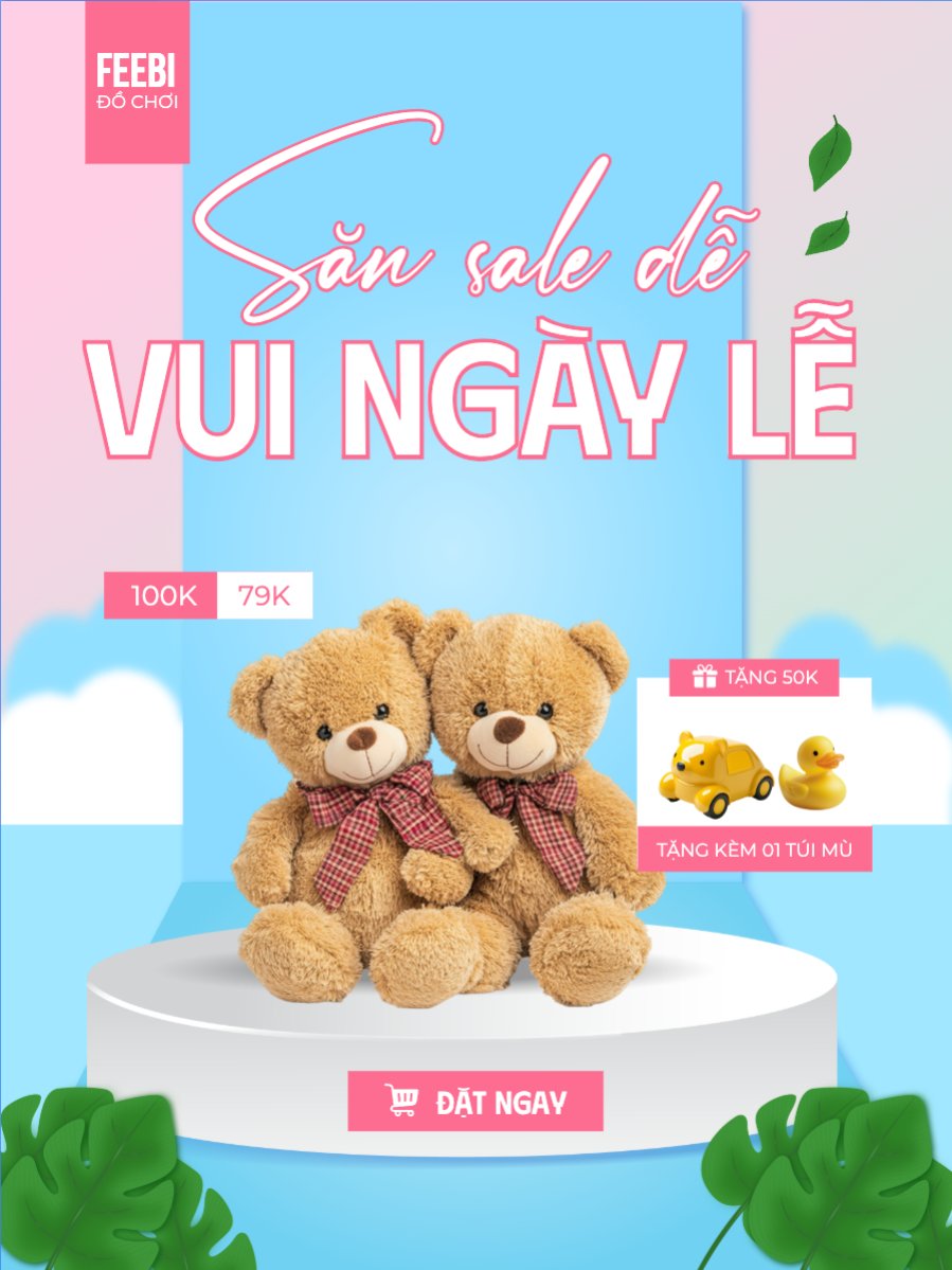 Mẫu Banner dọc Quốc tế thiếu nhi, 1/6, trẻ em, quảng cáo, giảm giá, ưu đãi, sale, đồ chơi, thời trang, fashion — LayerPic
