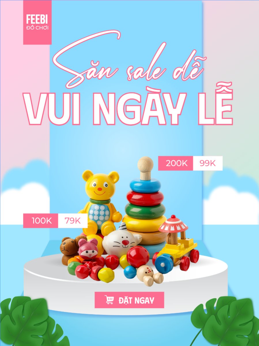 Mẫu Banner dọc Quốc tế thiếu nhi, 1/6, trẻ em, quảng cáo, giảm giá, ưu đãi, sale, đồ chơi, thời trang, fashion — LayerPic