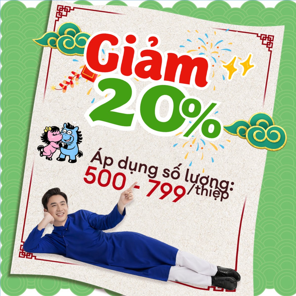 Mẫu Bài post MXH vuông Giảm giá 20% — LayerPic