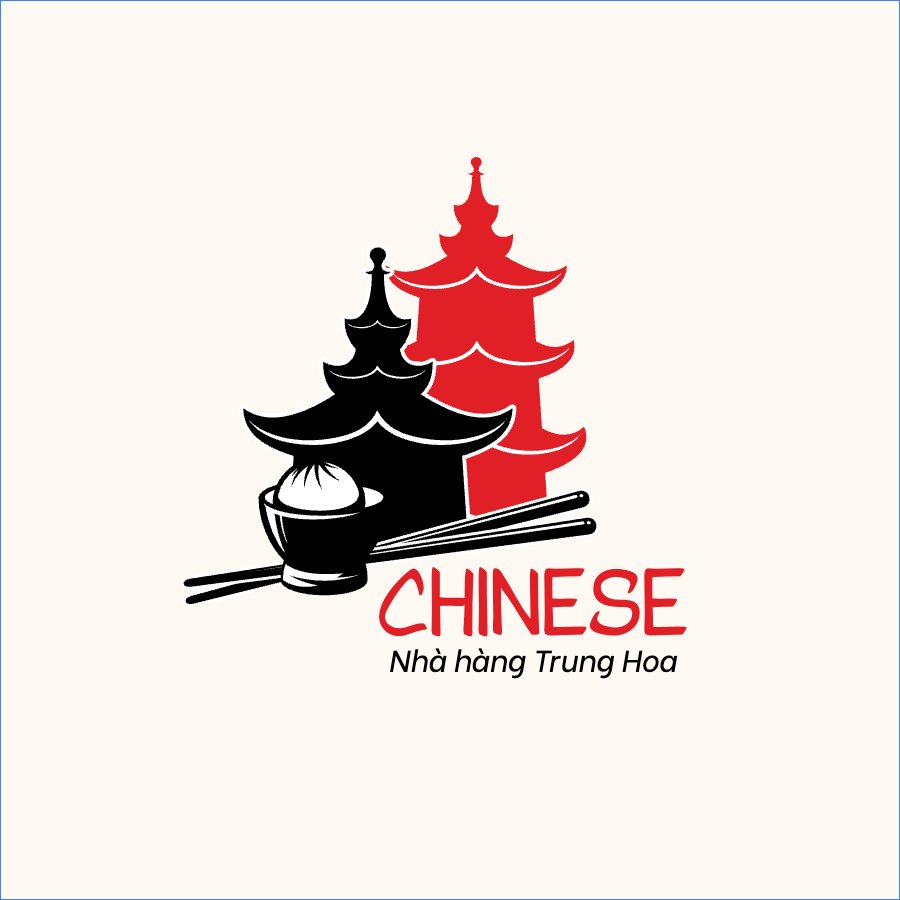 Mẫu Logo Đồ ăn, food, thực phẩm, ẩm thực, món ăn, F&B, thức ăn,china food — LayerPic