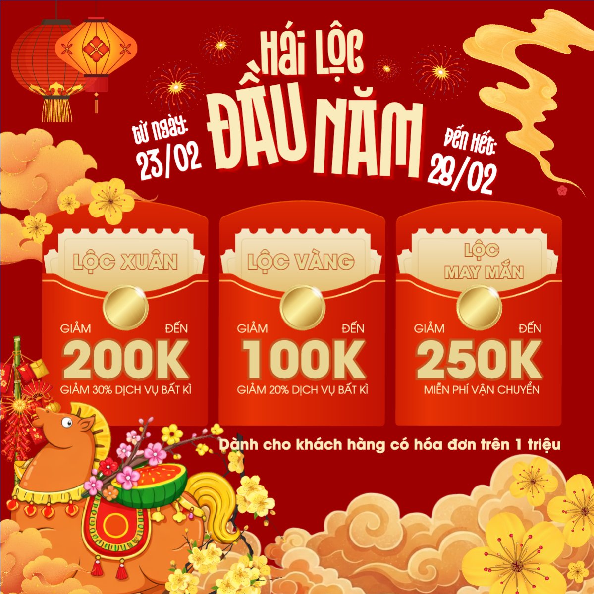 Nhận lì xì đầu năm