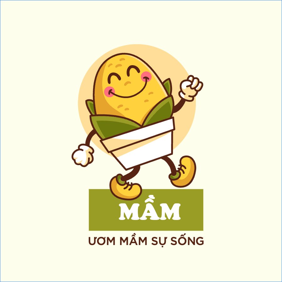 Mẫu Logo Nông sản, agricultural, farm, cây xanh, tree, cây logo, cute — LayerPic