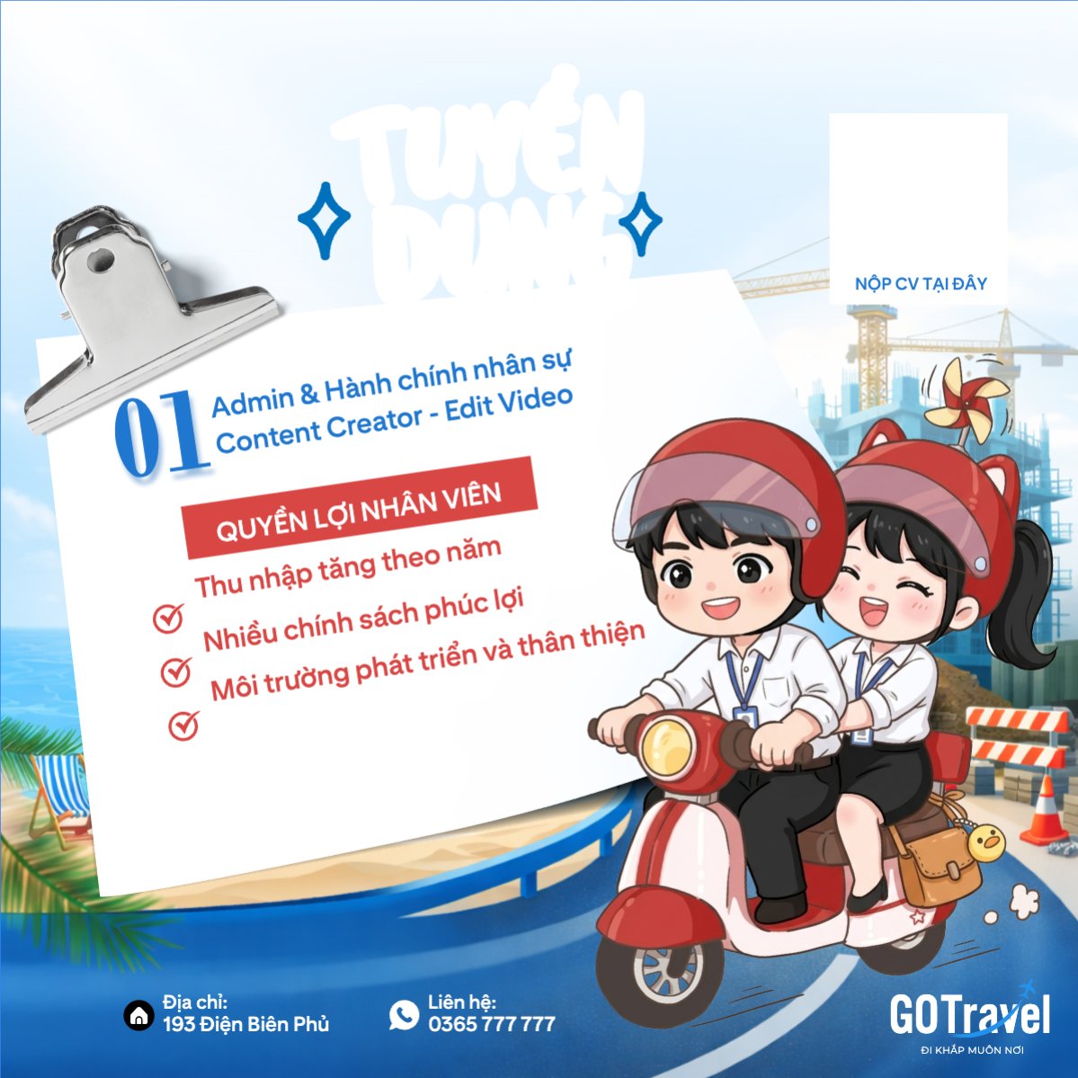 Mẫu Bài post MXH vuông Tuyển dụng nhân sự — LayerPic