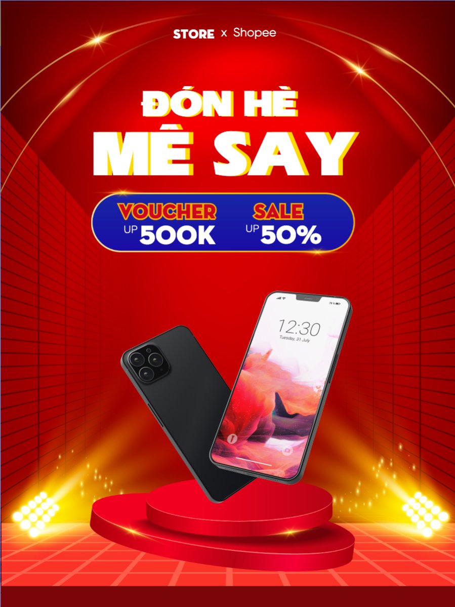 Mẫu Banner dọc Sự kiện, event, chương trình, sale, giải trí, entertainment — LayerPic