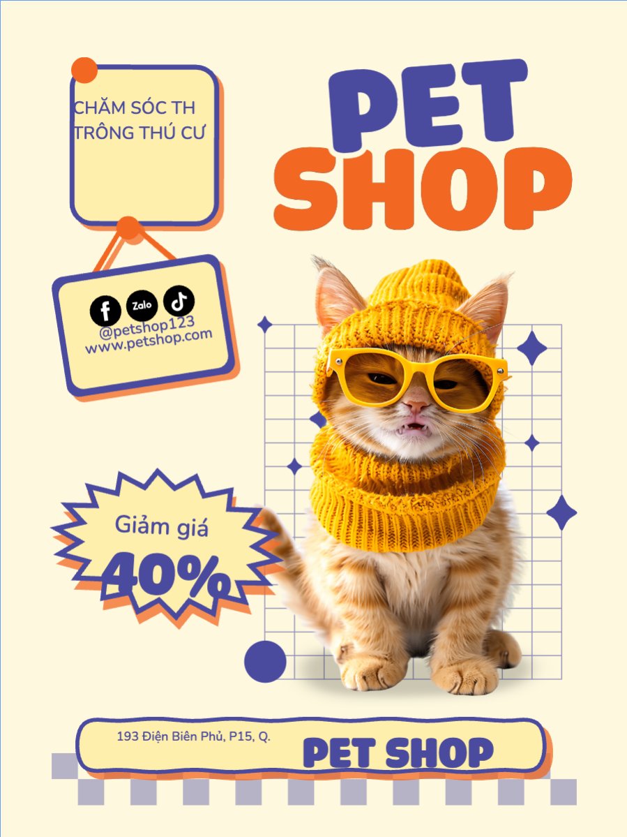 Mẫu Banner dọc Giảm giá, sale, pet, thú cưng, thú nuôi, động vật, animal — LayerPic