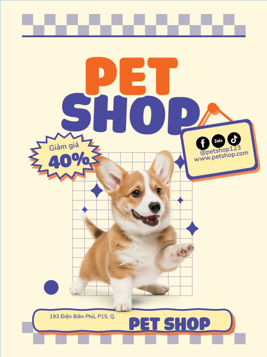 Mẫu Banner dọc Giảm giá, sale, pet, thú cưng, thú nuôi, động vật, animal — LayerPic