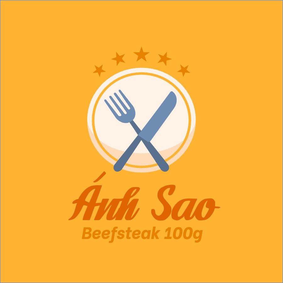 Mẫu Logo Đồ ăn, food, thực phẩm, ẩm thực, món ăn, F&B, thức ăn, beefsteak — LayerPic