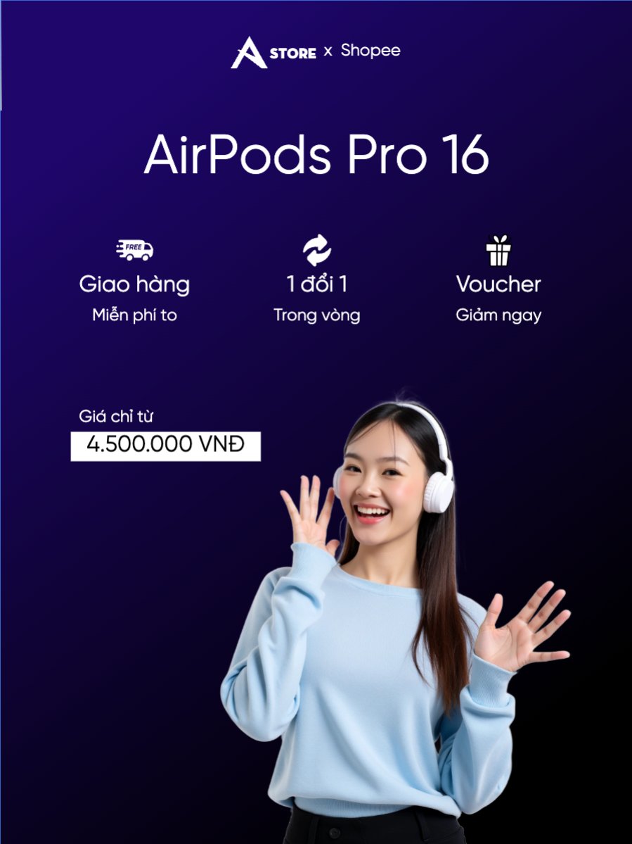 Mẫu Banner dọc Tai nghe, headphone, phụ kiện, công nghệ, technology, điện tử, electronic — LayerPic