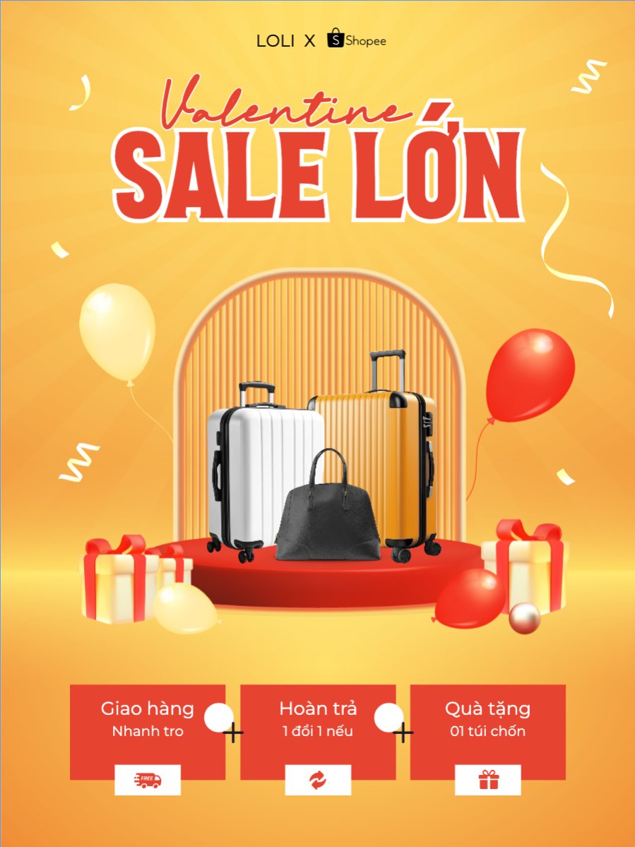 Mẫu Banner dọc Valentine, lễ tình nhân, 14/02, 8/3, sự kiện, event, thời trang, fashion — LayerPic