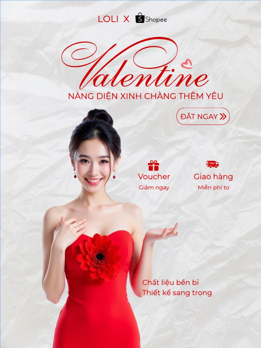 Mua sắm, giảm giá, sale, valentine, lễ tình nhân, sự kiện, event, thời trang