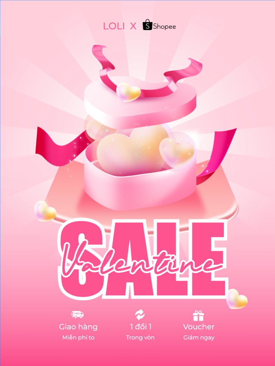 Mua sắm, giảm giá, sale, valentine, lễ tình nhân, sự kiện, event, thời trang