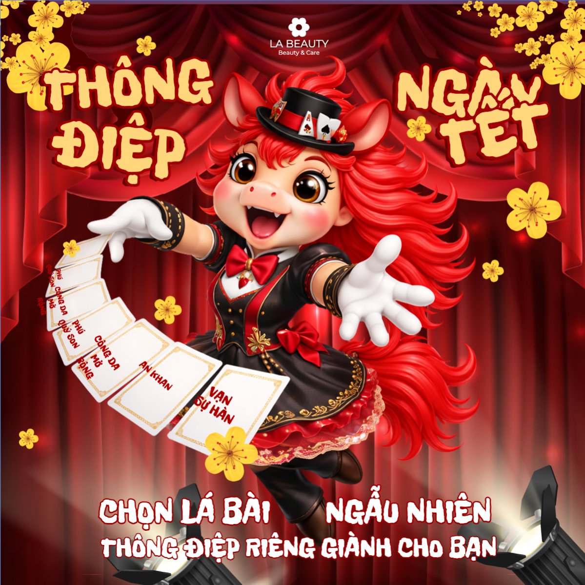 Mẫu Bài post MXH vuông Thông điệp ngày tết — LayerPic
