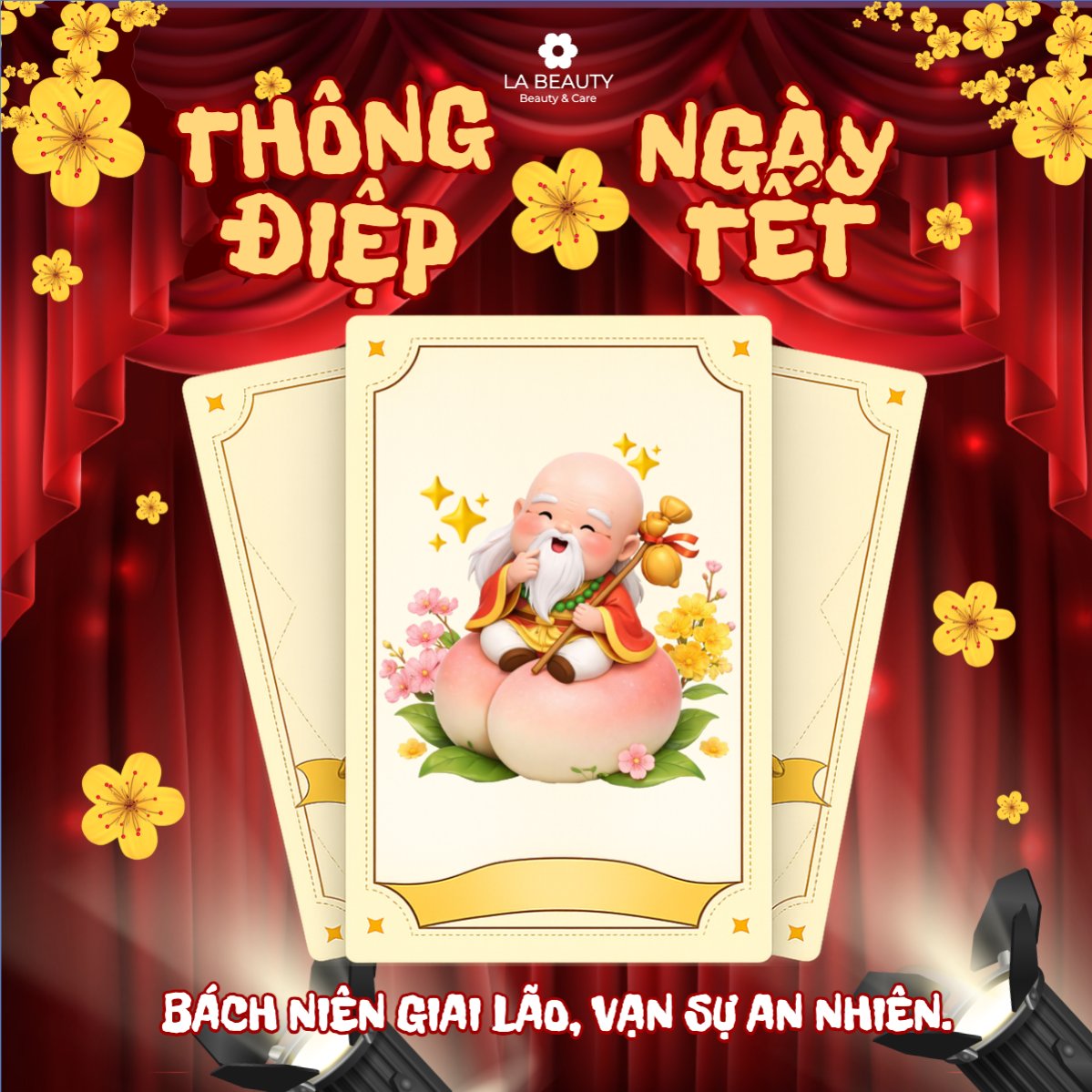 Mẫu Bài post MXH vuông Thông điệp ngày tết — LayerPic
