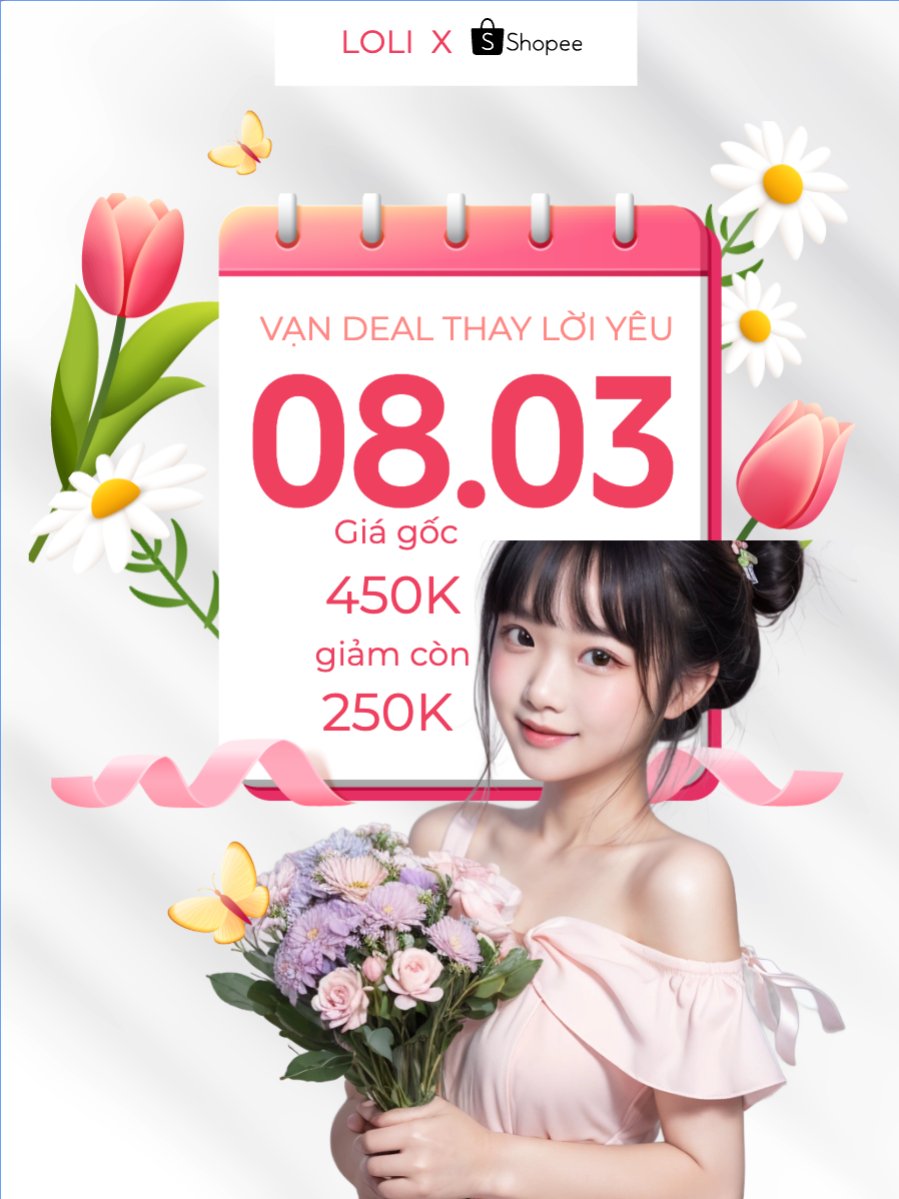 Mua sắm, giảm giá, sale, 8/3, quốc tế phụ nữ, women's day, beauty, làm đẹp, thẩm mỹ, sự kiện, event