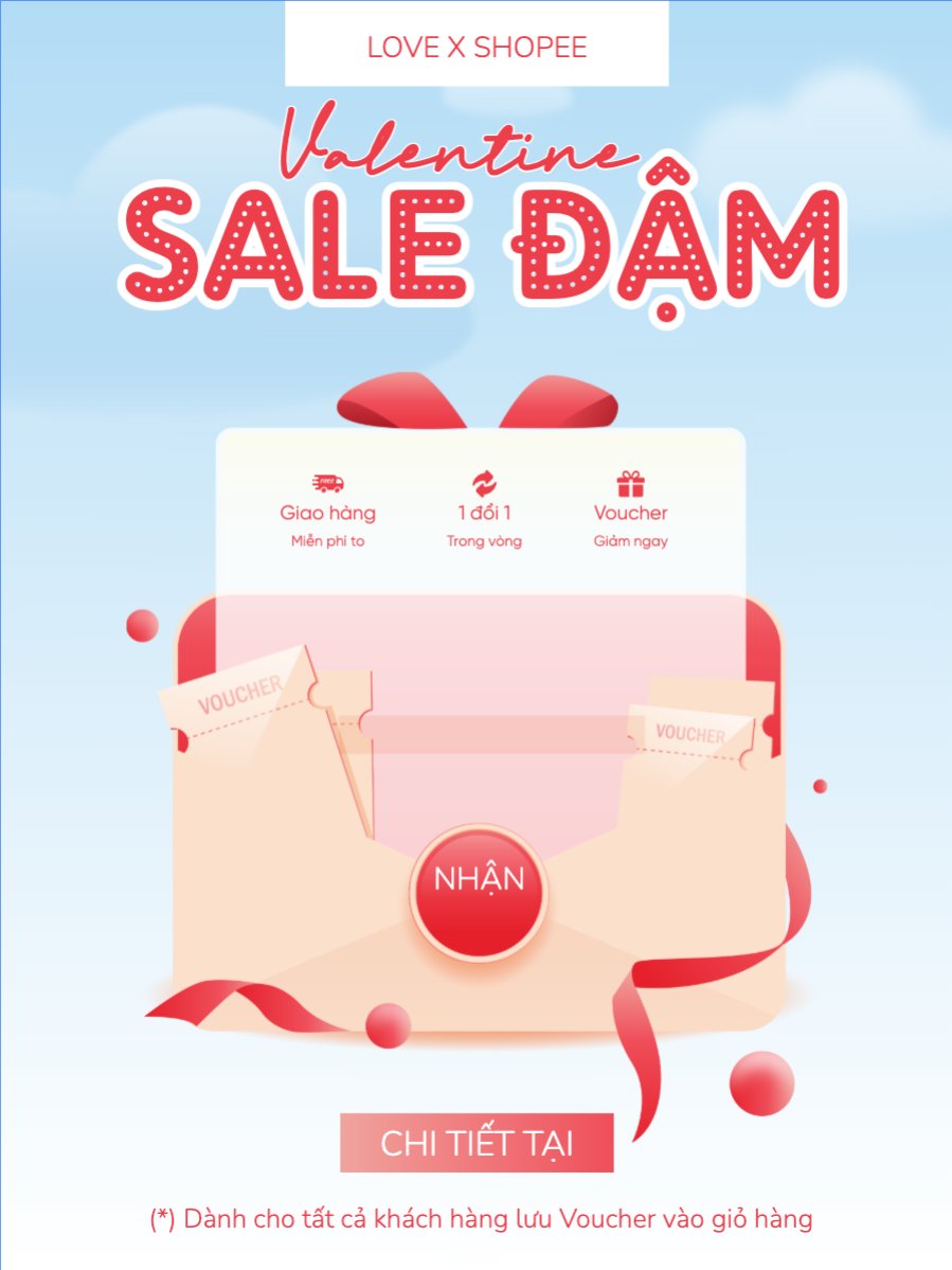 Mẫu Banner dọc Giảm giá, sale, valentine, lễ tình nhân , thời trang, fashion, giải trí, sự kiện, event — LayerPic