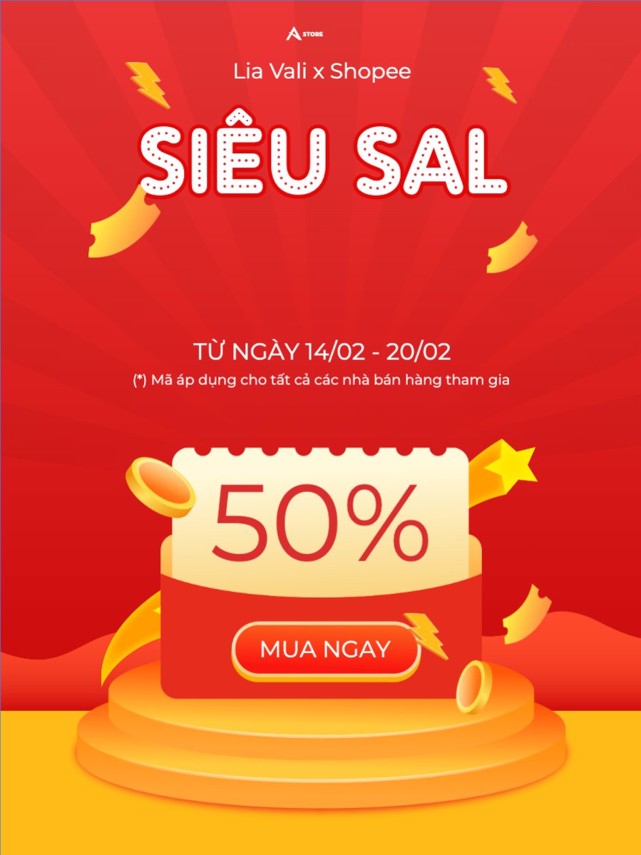 Mẫu Banner dọc Giảm giá, sale, mua sắm, thời trang, fashion, công nghệ, giải trí — LayerPic