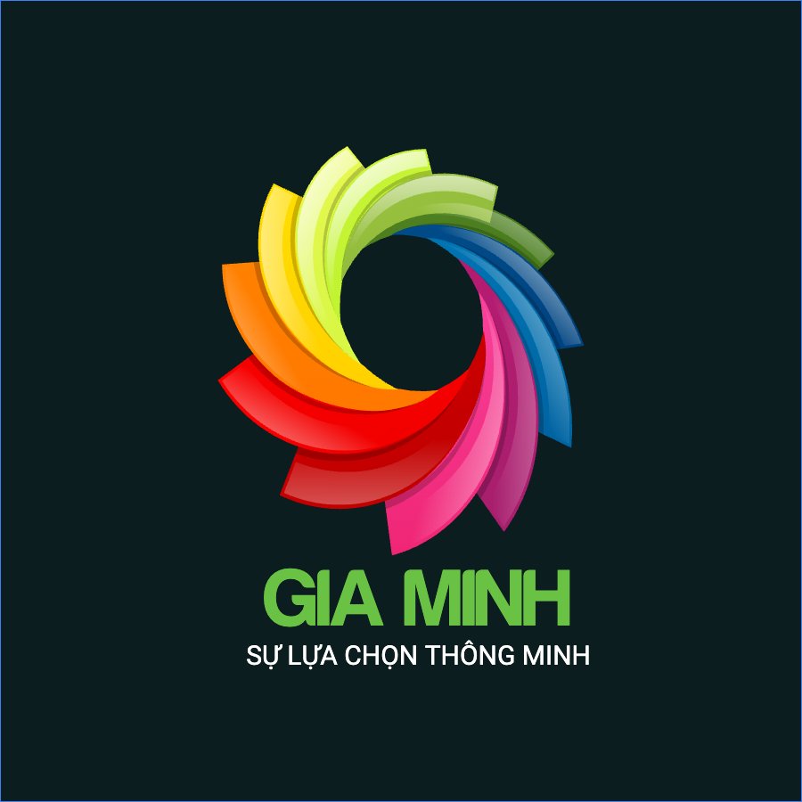 Mẫu Logo Công nghệ, technology, điện tử, electronic,công nghệ, sắc màu, color, cầu vồng — LayerPic