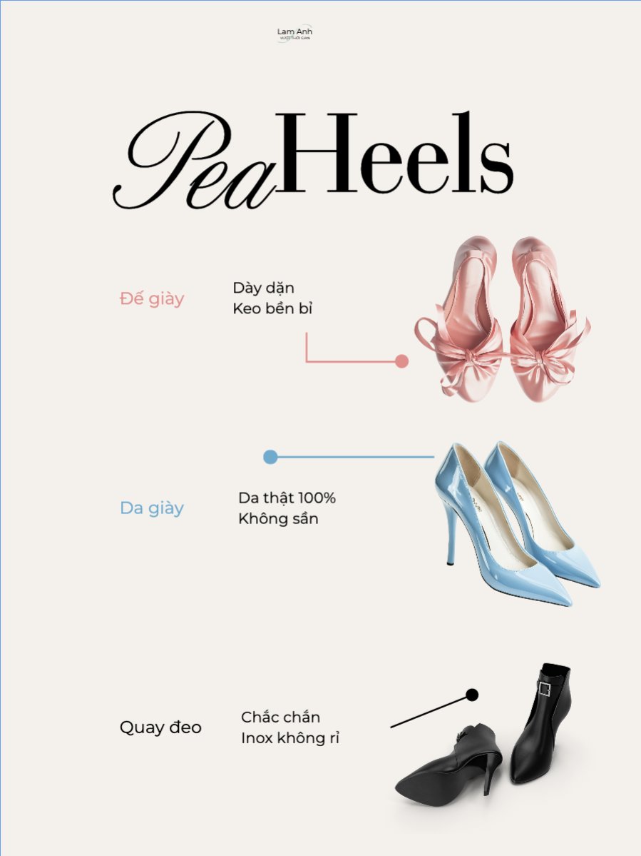 Mẫu Banner dọc Giày, giày cao gót, fashion, thời trang, shose, phụ kiện — LayerPic