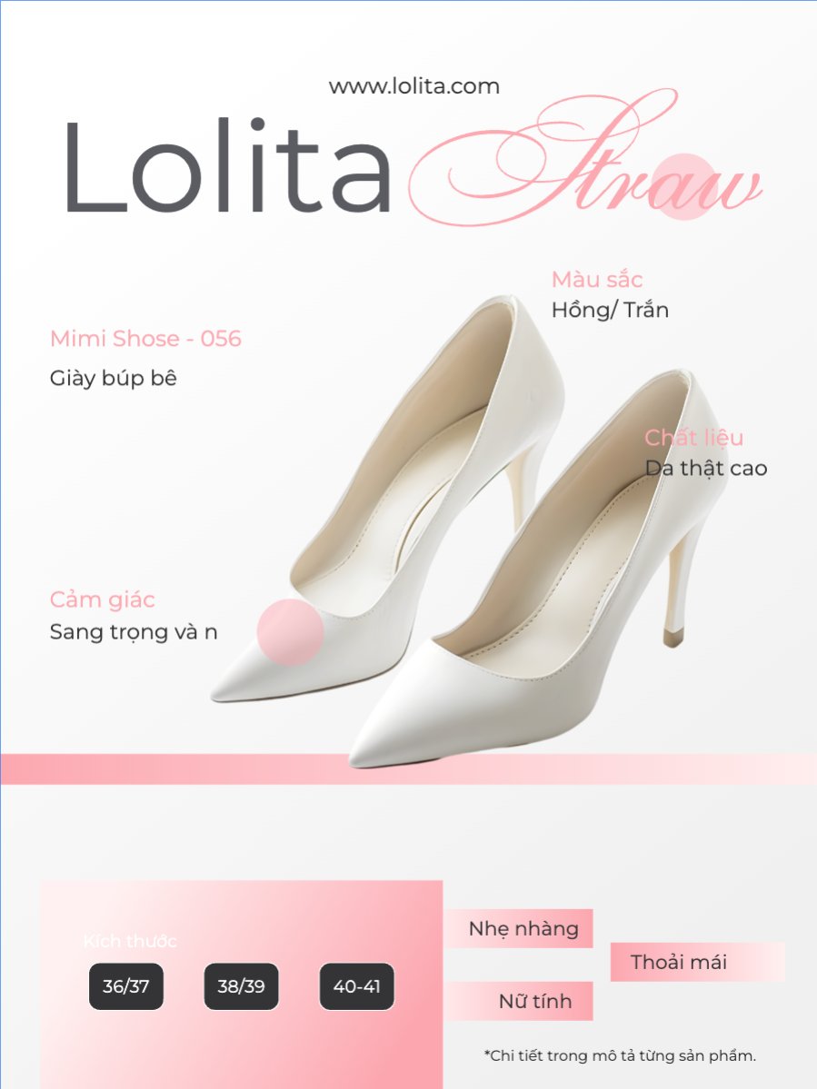 Mẫu Banner dọc Giày, giày cao gót, fashion, thời trang, shose, phụ kiện — LayerPic
