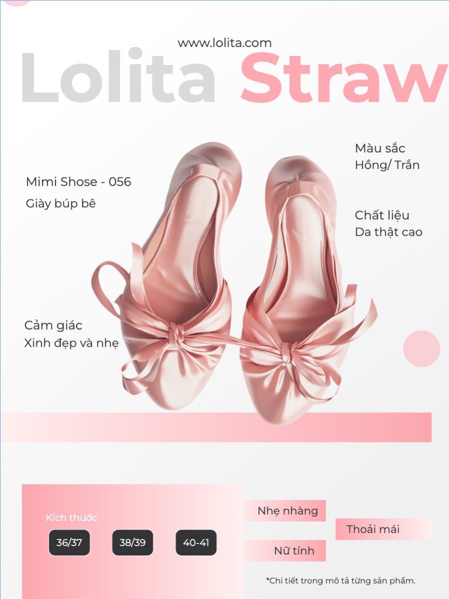 Mẫu Banner dọc Giày, giày lolita, giày búp bê, fashion, thời trang, shose, phụ kiện — LayerPic