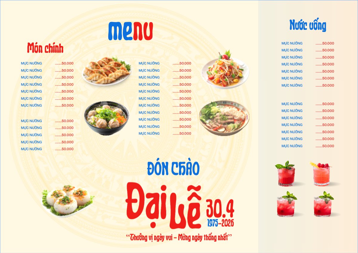 Đón chào Đại Lễ 30/4