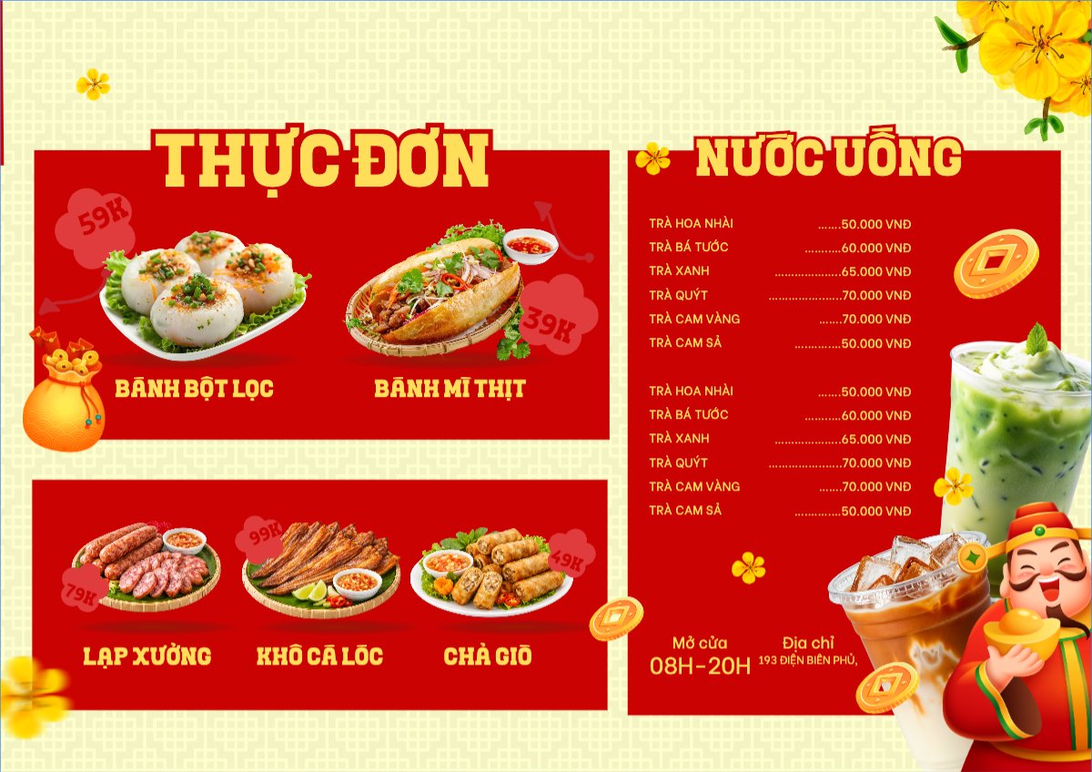 Thực đơn ngày tết