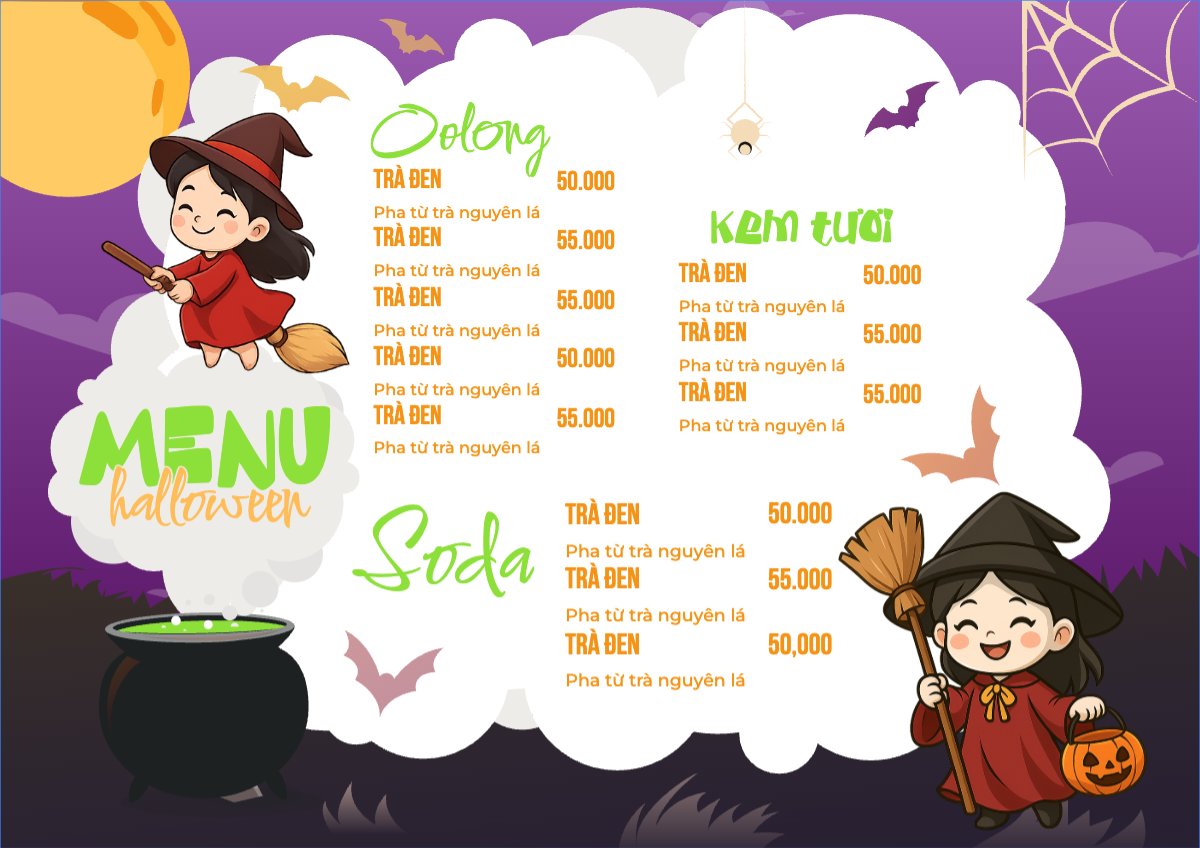 Halloween, lễ hội ma quái, nước uống, drink, ẩm thực, food, dễ thương, cute, chibi, hoạt hình, cartoon