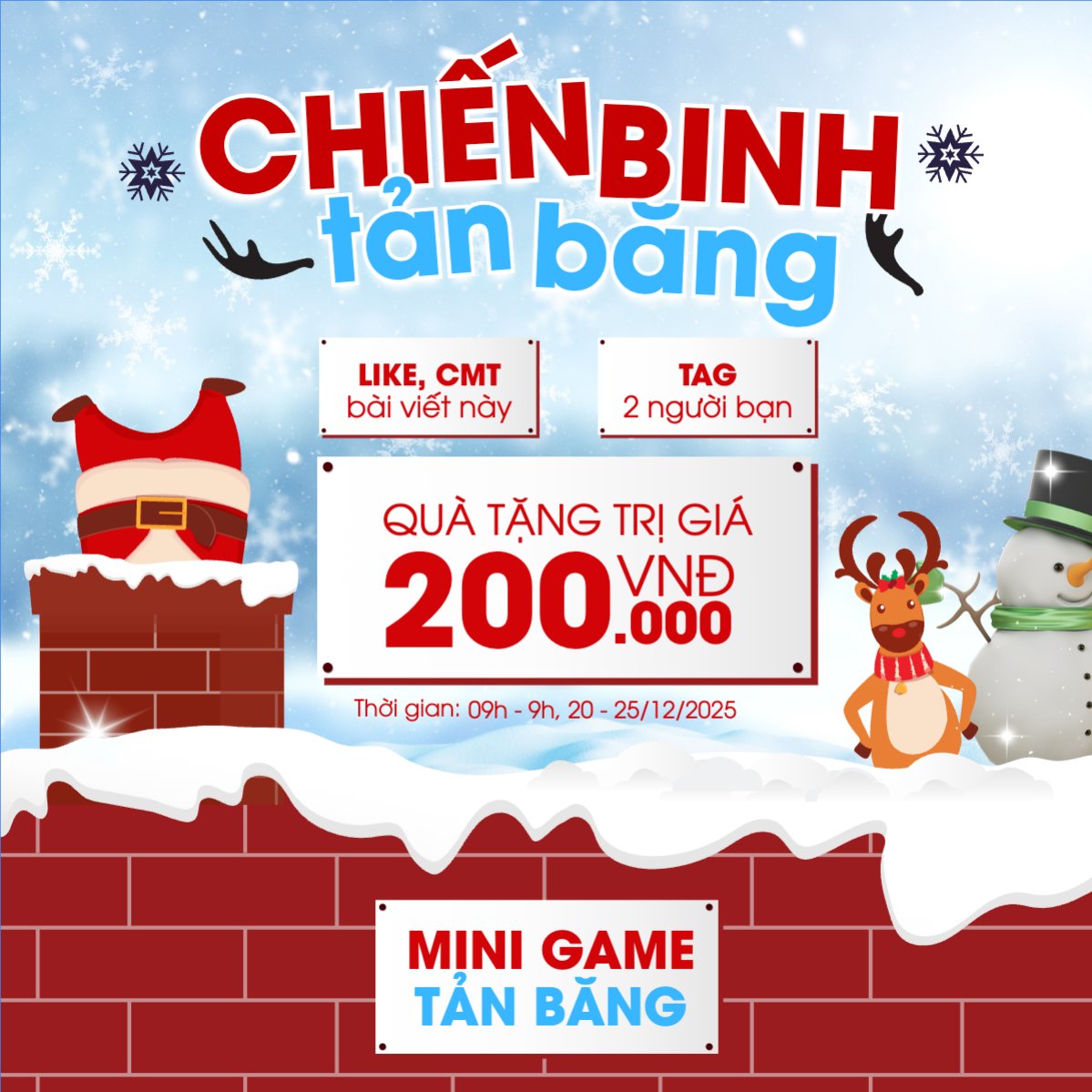 Mẫu Bài post MXH vuông Chiến binh tản băng — LayerPic