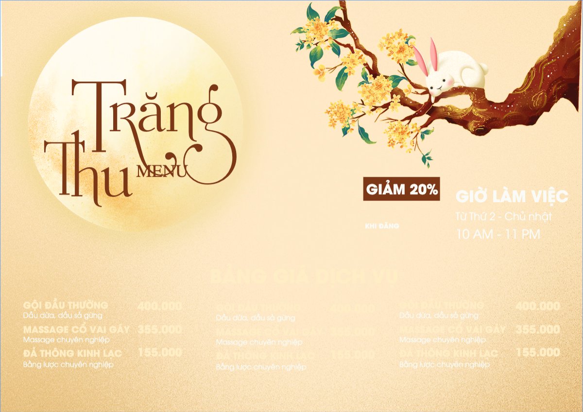 Trung thu, Tết Đoàn Viên, mid-autumn festival, spa, tuyển dụng, beauty, làm đẹp, thẩm mỹ, cosmetics, dễ thương, cute