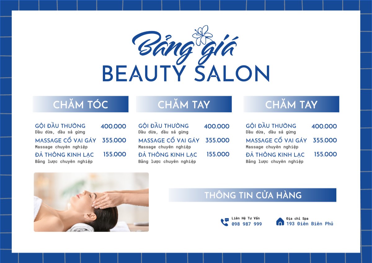 Tiệm tóc, tiệm cắt tóc, salon, nail, spa, beauty, làm đẹp, thẩm mỹ