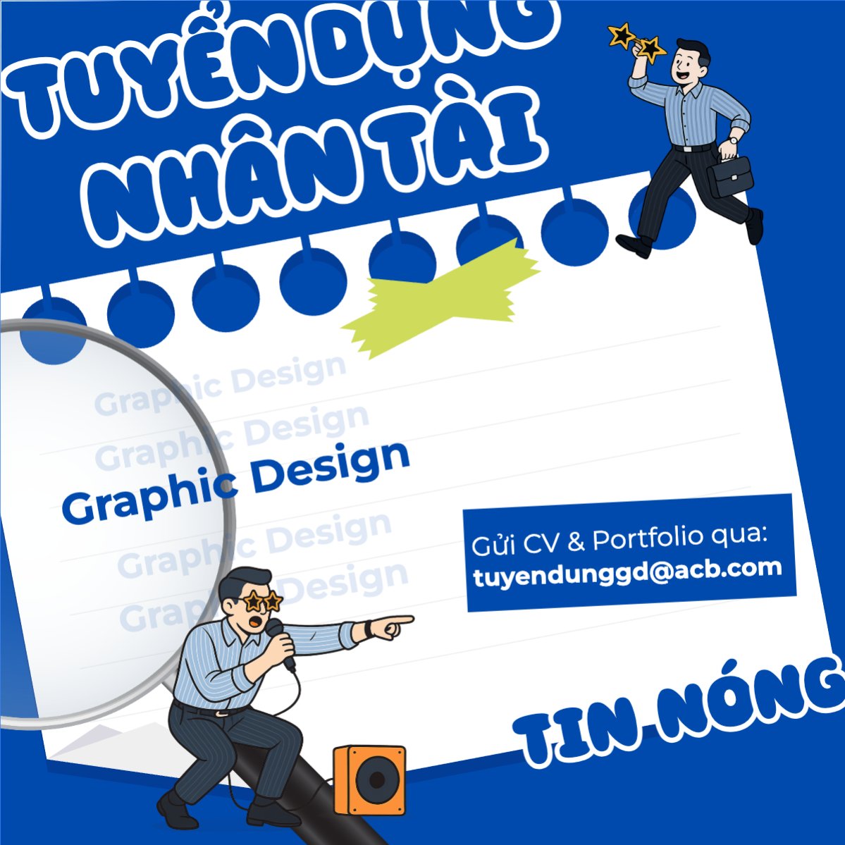 Mẫu Bài post MXH vuông Tuyển dụng nhân tài — LayerPic