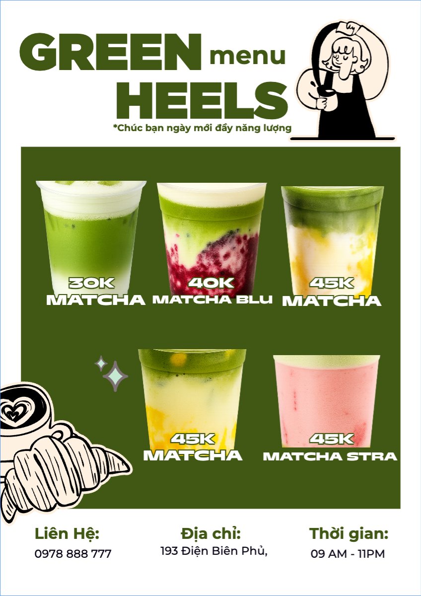 Menu nước