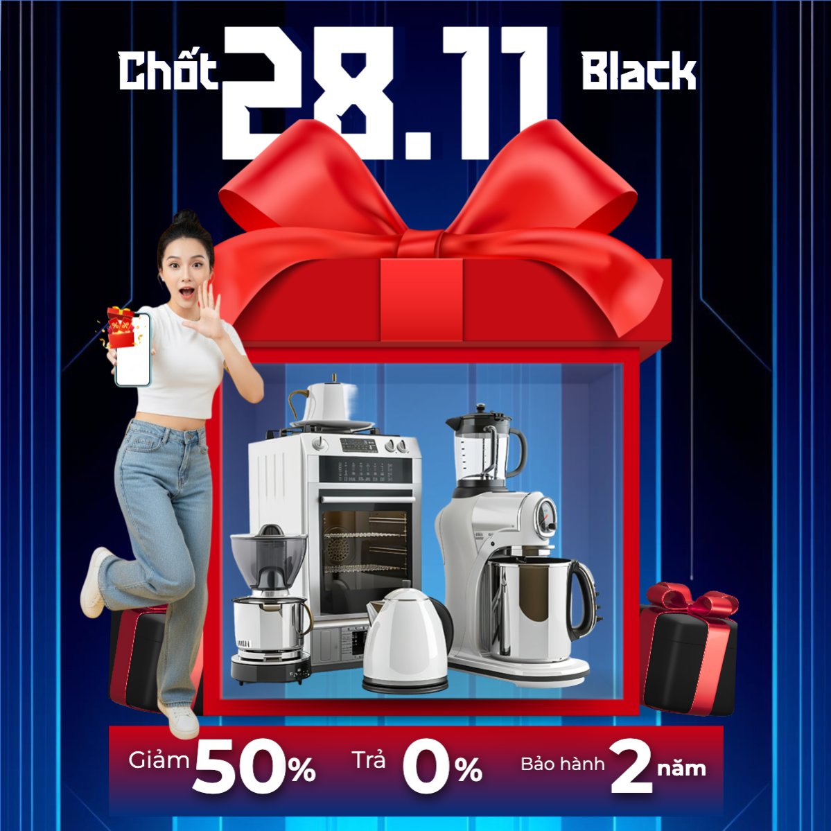 Mẫu Bài post MXH vuông Chốt deal 28.11 — LayerPic