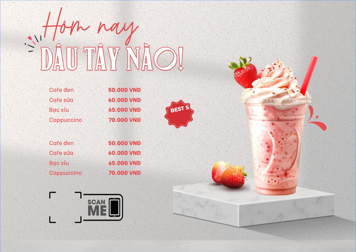 Nước uống, juice, giải khát, F&B, drink, sinh tố, smoothie