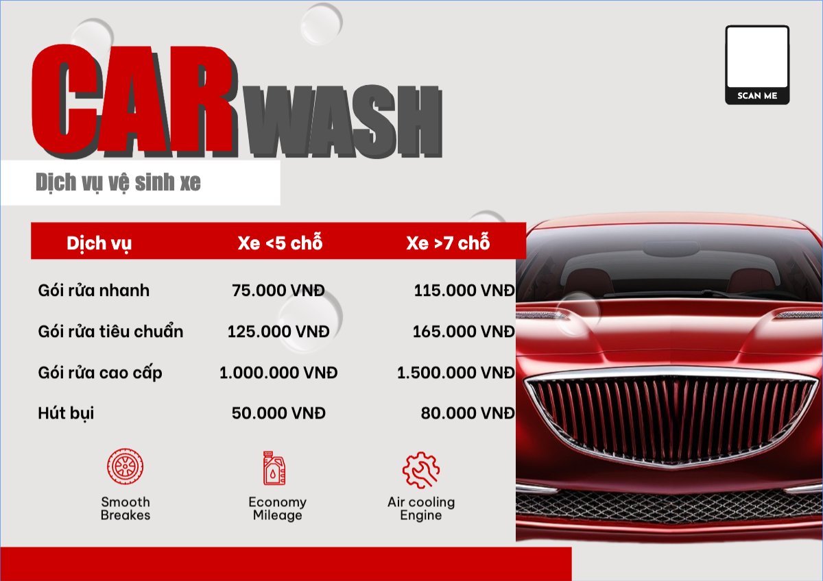 Car, dịch vụ rửa xe, gara, vệ sinh