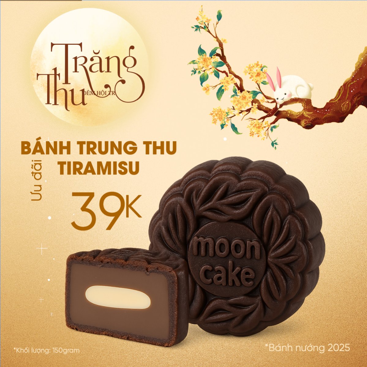 Mẫu Bài post MXH vuông Trung thu, Tết Đoàn Viên, mid-autumn festival, sự kiện, event, lễ hội, festival, ẩm thực, food, bánh trung thu, cute, dễ thương — LayerPic