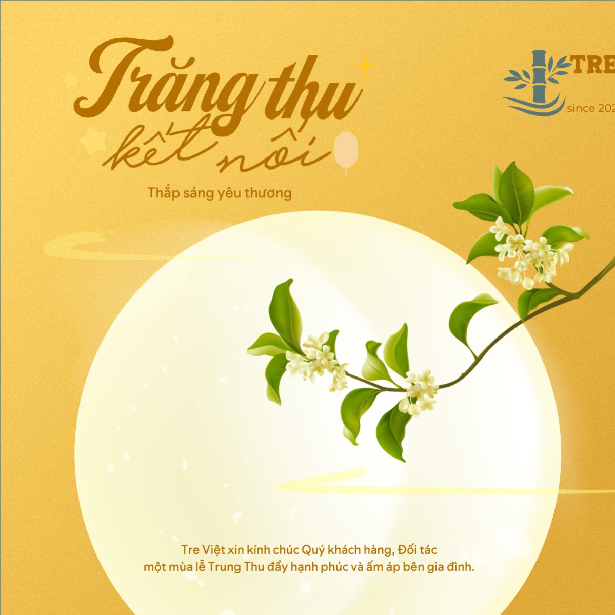 Mẫu Bài post MXH vuông Trung thu, Tết Đoàn Viên, mid-autumn festival, sự kiện, event, dễ thương, cute, chibi, hoạt hình, cartoon — LayerPic