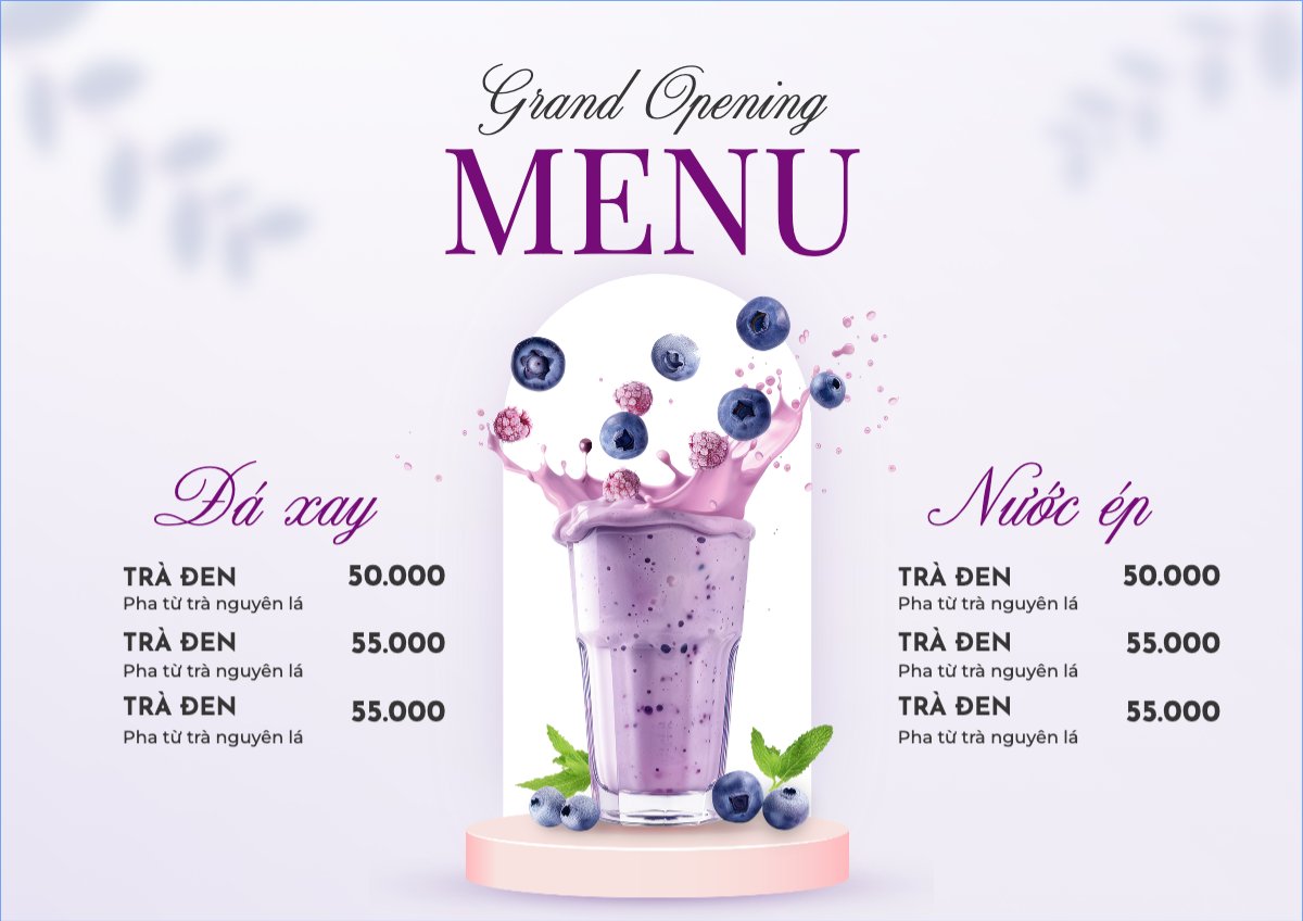 Nước uống, juice, giải khát, F&B, drink, nước ép, smoothie, sinh tố