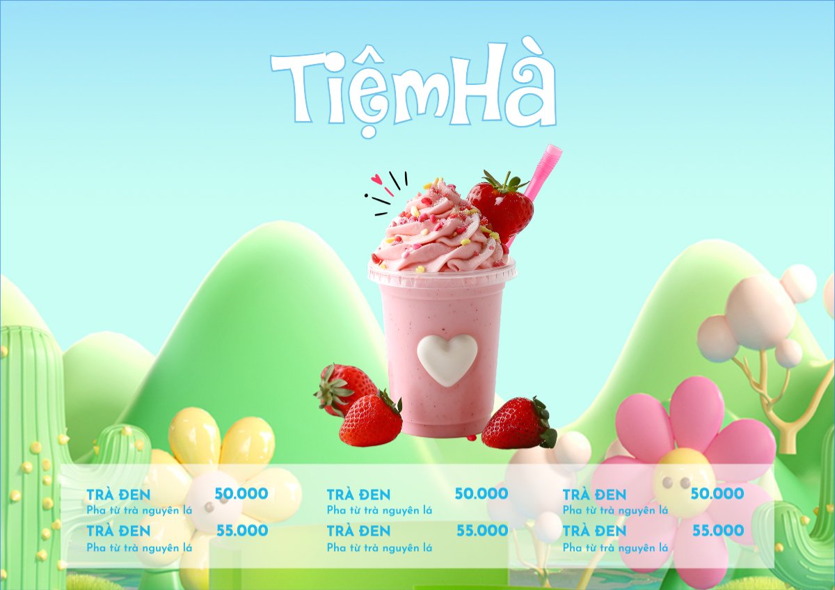 Nước uống, juice, giải khát, F&B, drink, nước ép, smoothie, sinh tố, đá xay