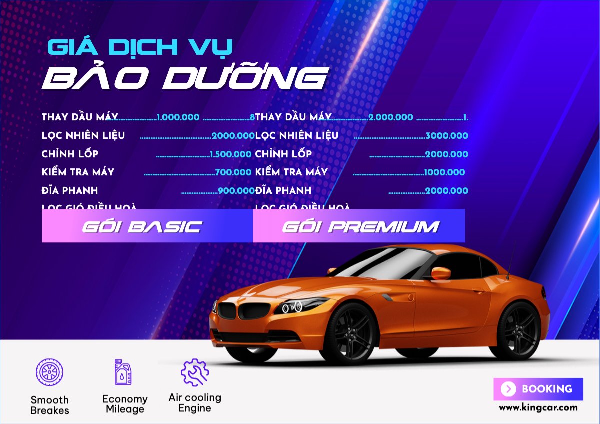 menu, car, ô tô, dịch vụ,